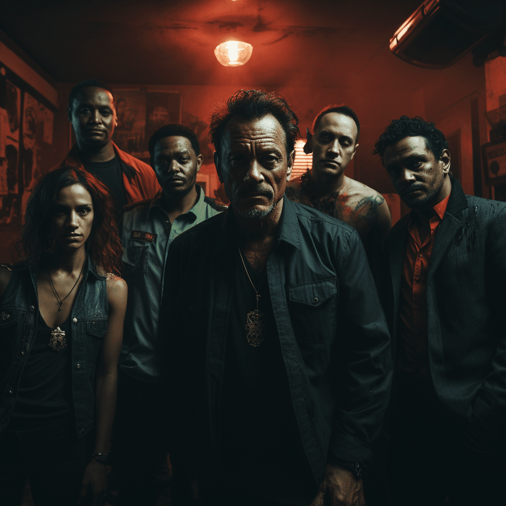 cast of dragged across concrete