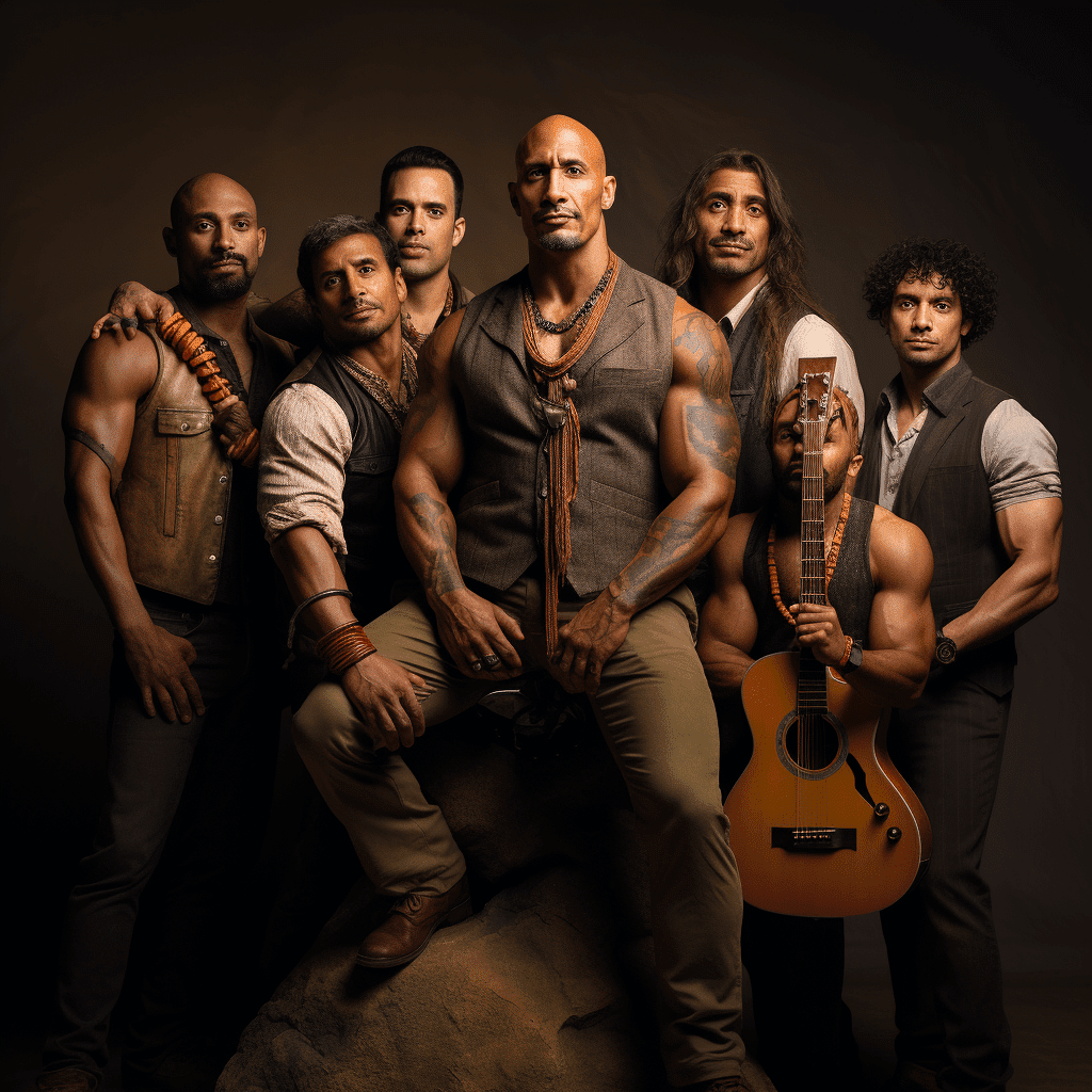 the rock cast