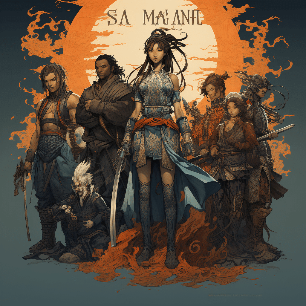 blazing samurai cast