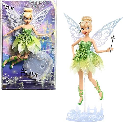 Mattel Disney Collector Tinker Bell Doll with Wings to Celebrate Mattel Disney Years of Wonder, Inspired by Mattel Disney Movie, for Kids and Collectors (Amazon Exclusive)