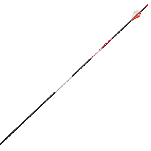 BLOODSPORT Justice Precise Durable Carbon Fletched Hunting Arrow for Compound Bow   Length, Small Diameter, Straightness, Pack, Spine