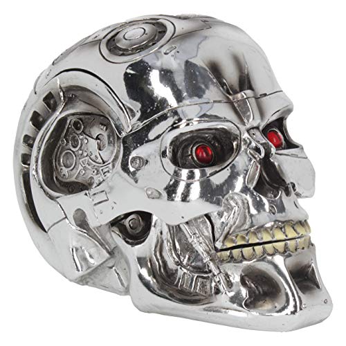 Terminator Nemesis Now T  Box cm Silver, Resin