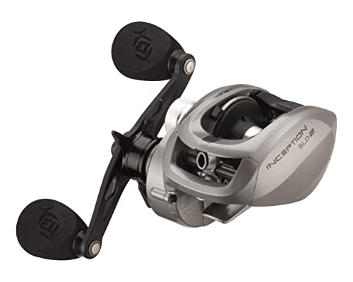 FISHING   Inception Slide Baitcast Reel   Gear Ratio   Right Hand Retrieve (Fresh+Salt)   INSLDRH Gray