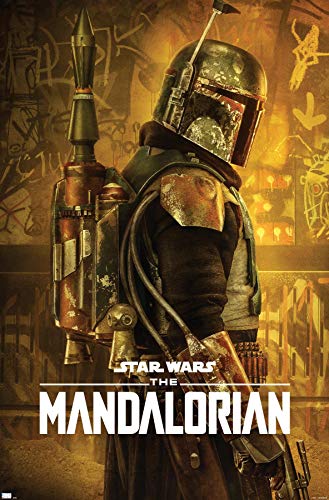 Trends International Star Wars The Mandalorian Season Boba Fett One Sheet Wall Poster, in x in, Premium Unframed Version