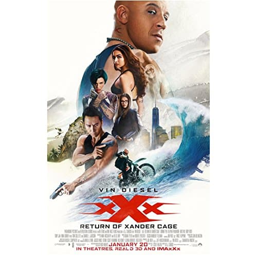xXx Return of Xander Cage Vin Diesel and Cast Montage x Inch Photo