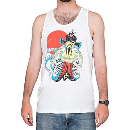 Big Trouble Little China Fu Manchu White Men's Tank Top Halloween Costume Cosplay