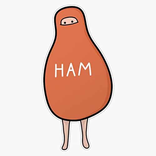 Ham  To Kill A Mockingbird Literally Scout Ham Halloween Costume Vinyl Waterproof Sticker Decal Car Laptop Wall Window Bumper Sticker