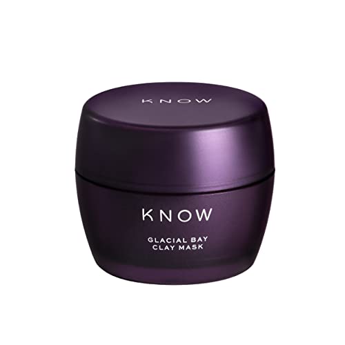 KNOW Beauty Glacial Bay Clay Mask with Canadian Colloidal Clay   Remove Impurities, Tighten Pores, Improve Radiance, Gentle and Hydrating for Acne and Oily Skin   With Lactic 