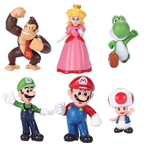 Mario Toys,Super Mary Action Figures Toys,Mario CharactersMario Bros Princess, Turtle Pack