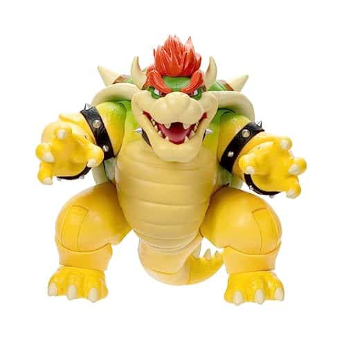 The Super Mario Bros. Movie Inch Feature Bowser Action Figure with Fire Breathing Effects